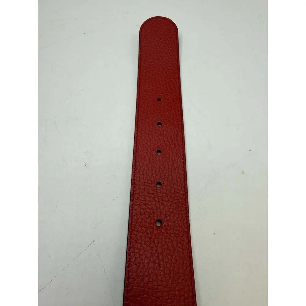 Women's 80-32 Gucci Reversible Belt Black and Red SPB-JB 370446